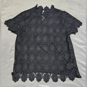 Who What Wear sheer lace blouse Size XS